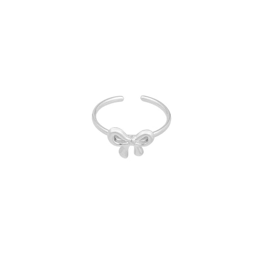Simpele Strik Ring Zilver