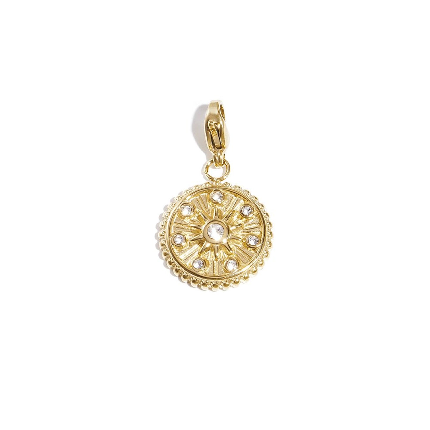 Sparkle Sun Charm Goud