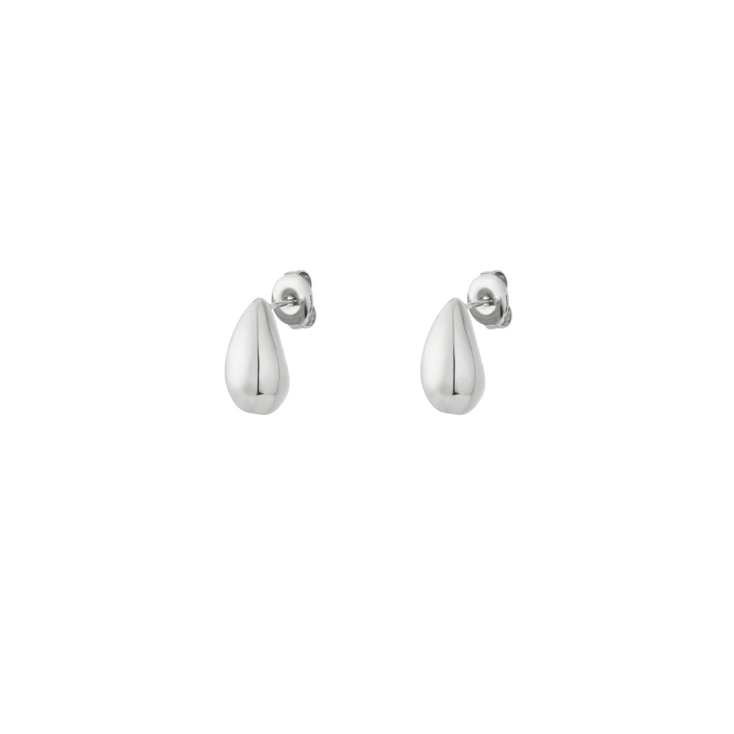 Tear Drop Oorbellen Zilver