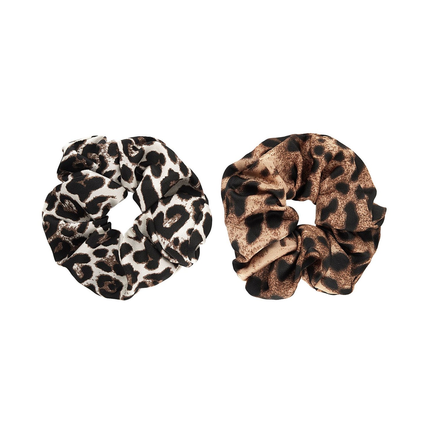 Tiger Print Scrunchie Duo
