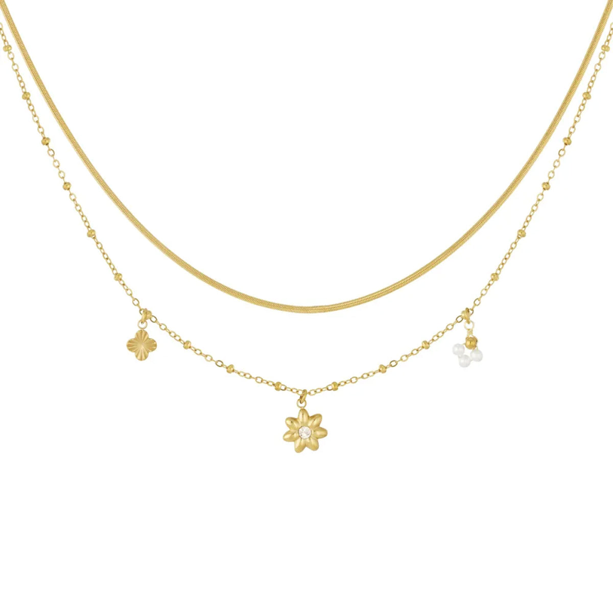 Sweet Layer Ketting Goud
