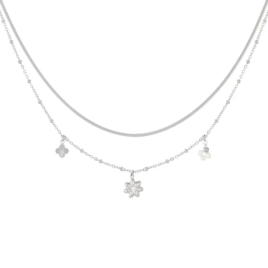 Sweet Layer Ketting Zilver