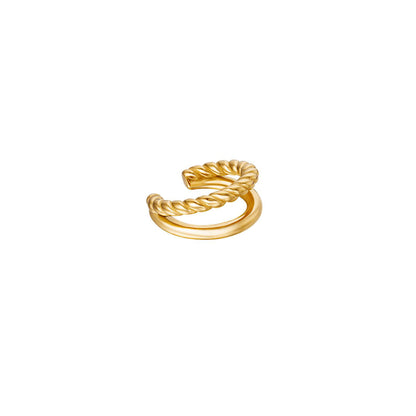 Twist & Shine Earcuff Goud