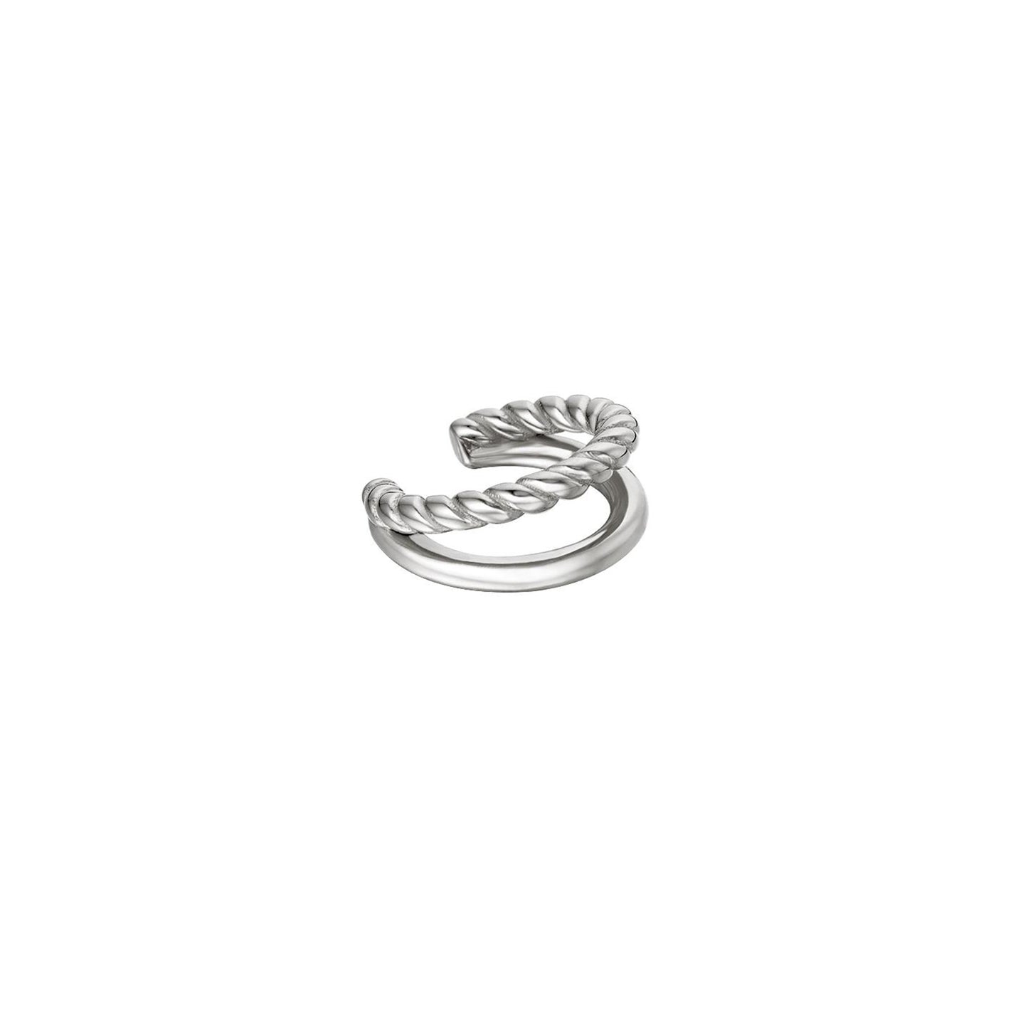Twist & Shine Earcuff Zilver