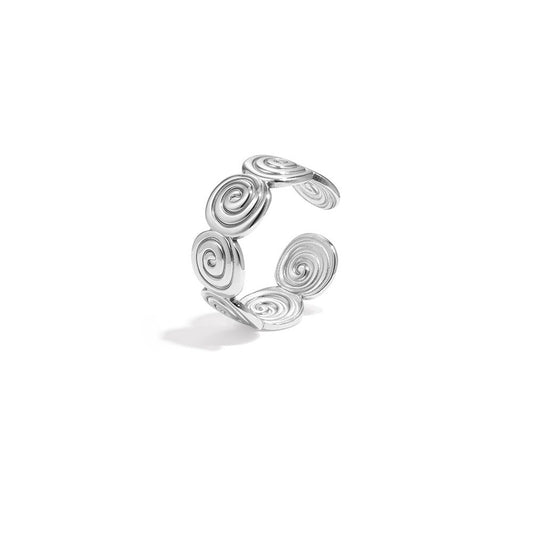Twisted Ring Zilver