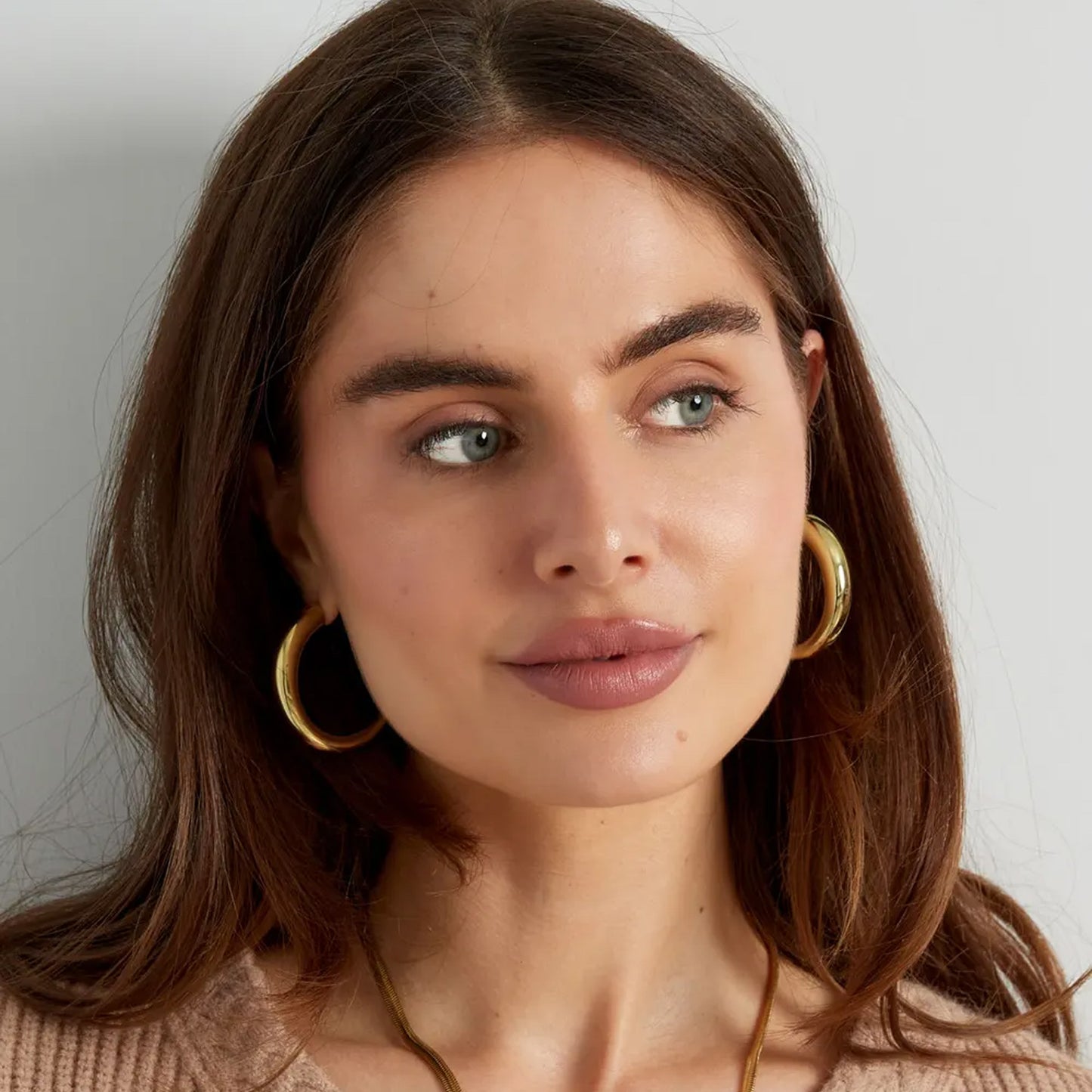 Velvet Touch Hoops Oorbellen Goud