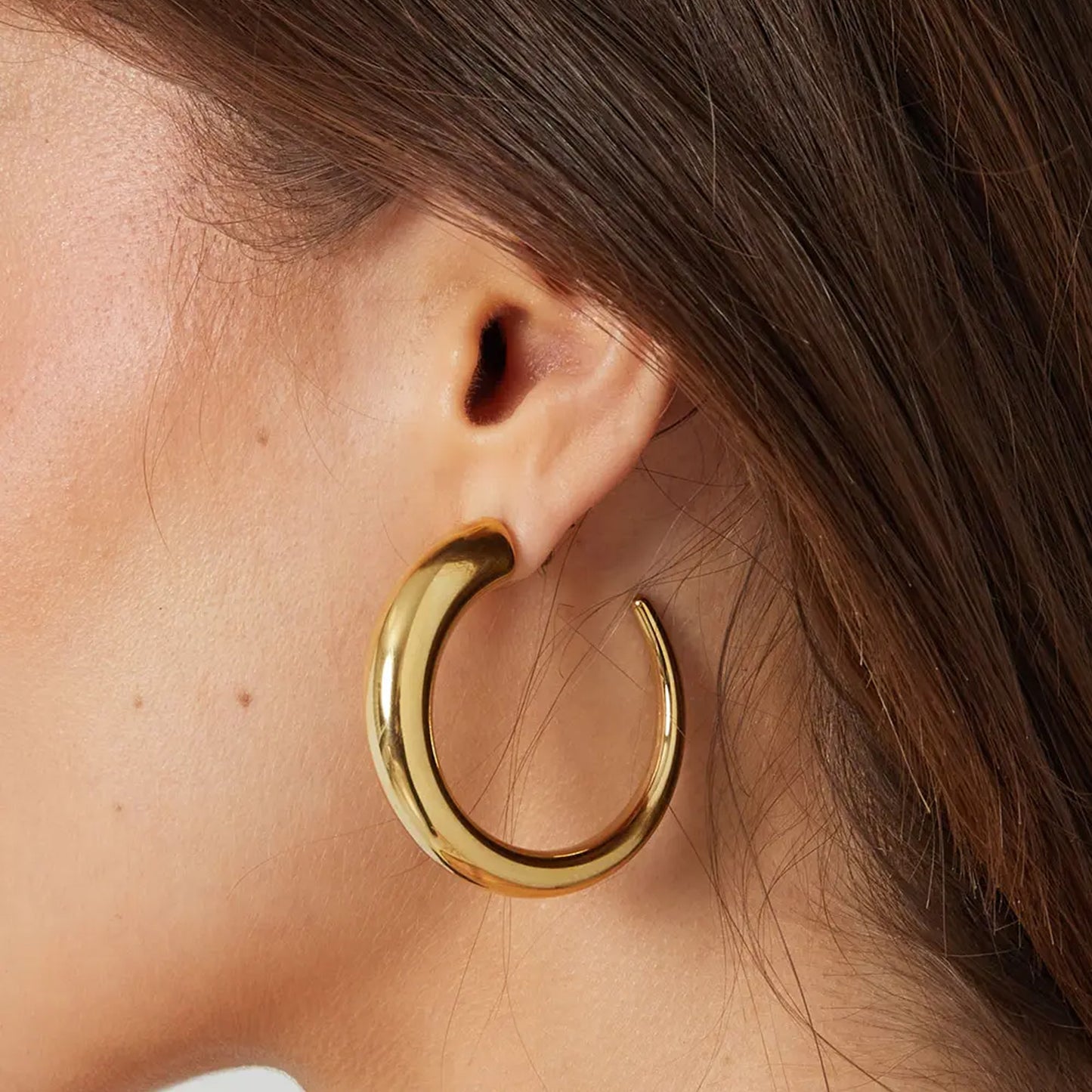 Velvet Touch Hoops Oorbellen Goud