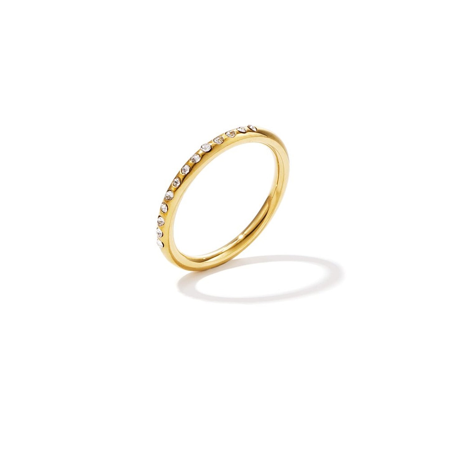White Bliss Ring Goud