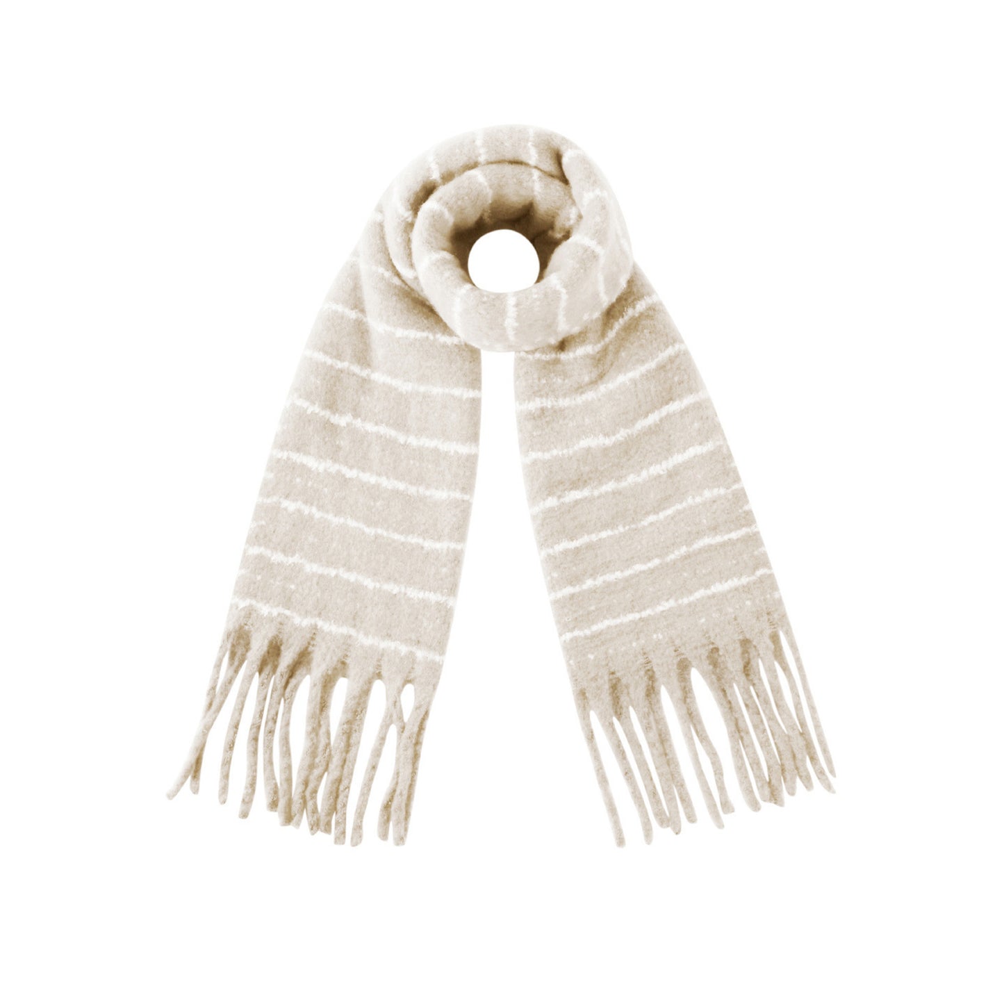 Daily Stripe Sjaal - Créme